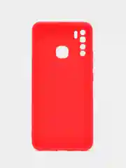 Красный силиконовый чехол для Tecno Camon 12 Air (Техно Камон 12 Аир)