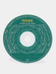 Диск Mirex CD-RW 700MB 12x Cake Box, 25 штук