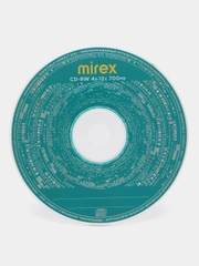 Диск Mirex CD-RW 700MB 12x Cake Box 50шт (UL121002A8B)