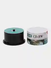 Диск Mirex CD-RW 700MB 12x Cake Box 50шт (UL121002A8B)