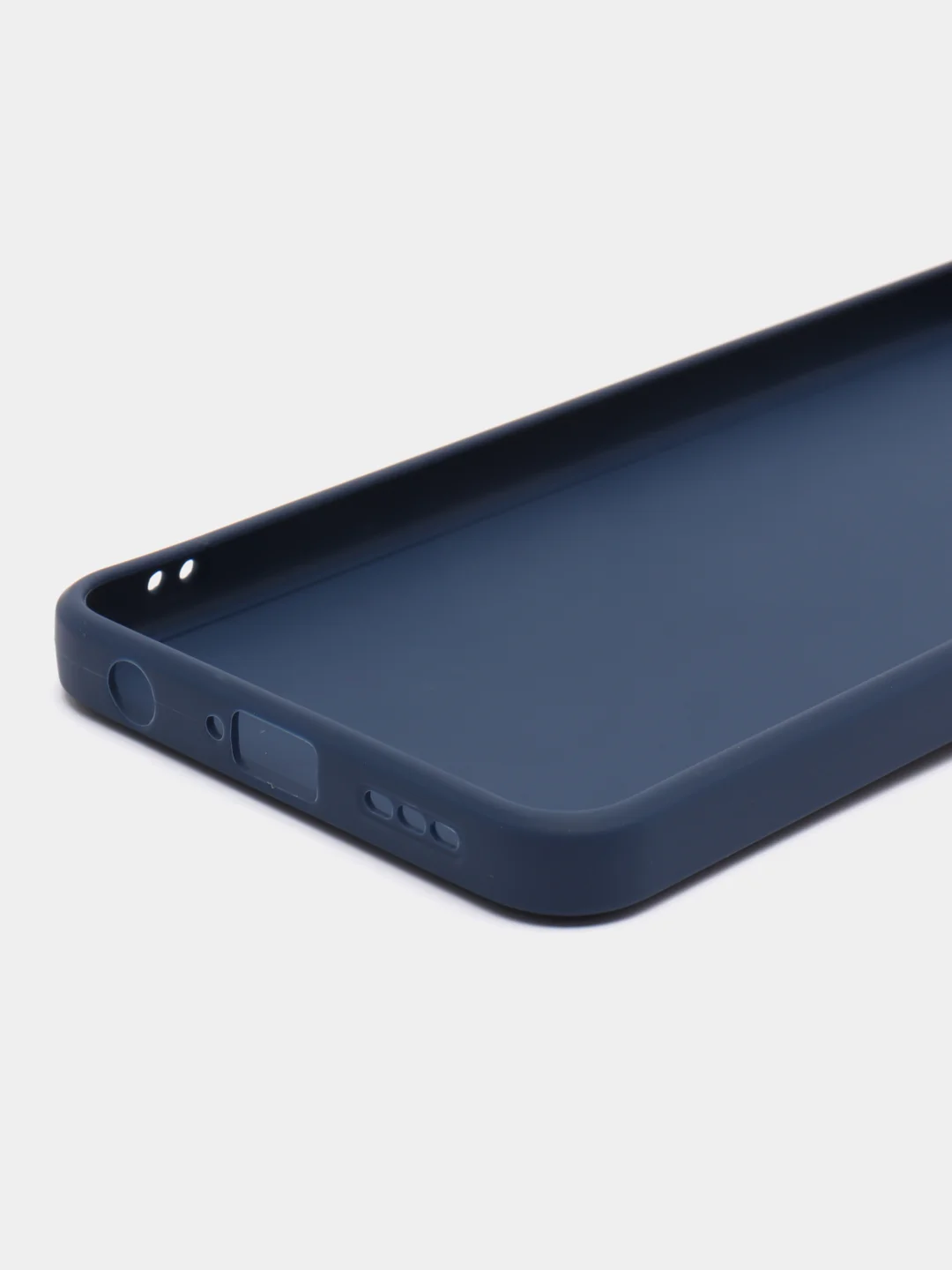 Синий чехол Tecno Camon 18 Premier (Техно Камон 18 Премьер), силиконовый
