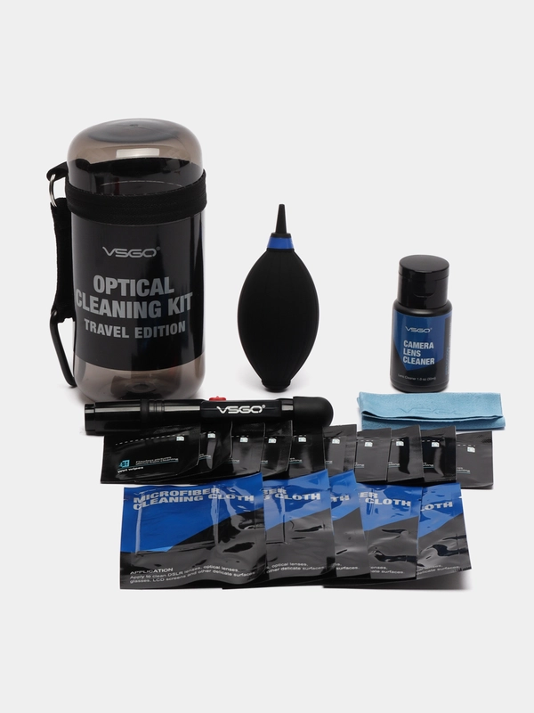 Набор VSGO TravelKit-01 для чистки оптики Cерый