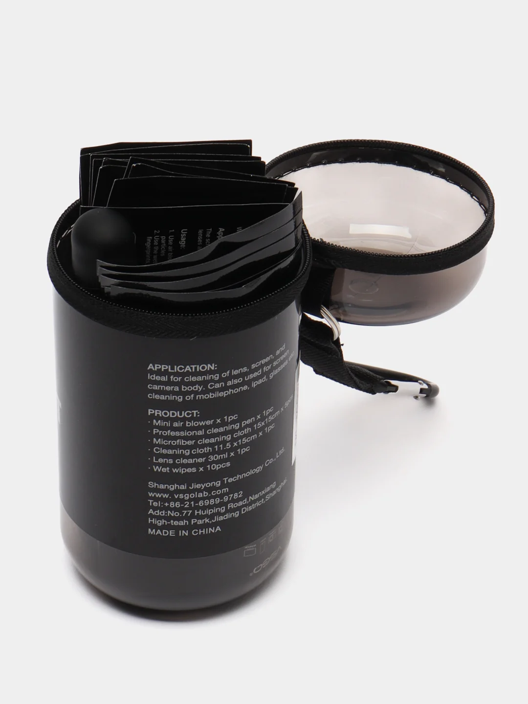 Набор VSGO TravelKit-01 для чистки оптики Cерый