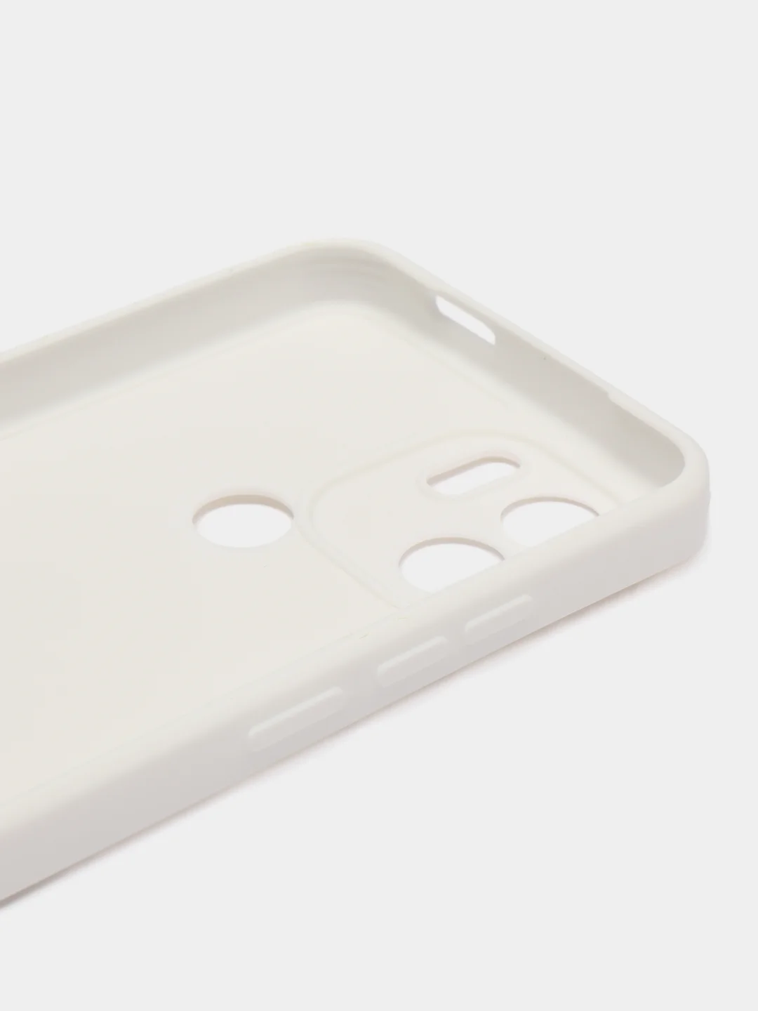Белый чехол Xiaomi Redmi A2+ / A1+ (Plus) / Poco C51 / C50 (Редми А2+ / С51) прозрачный