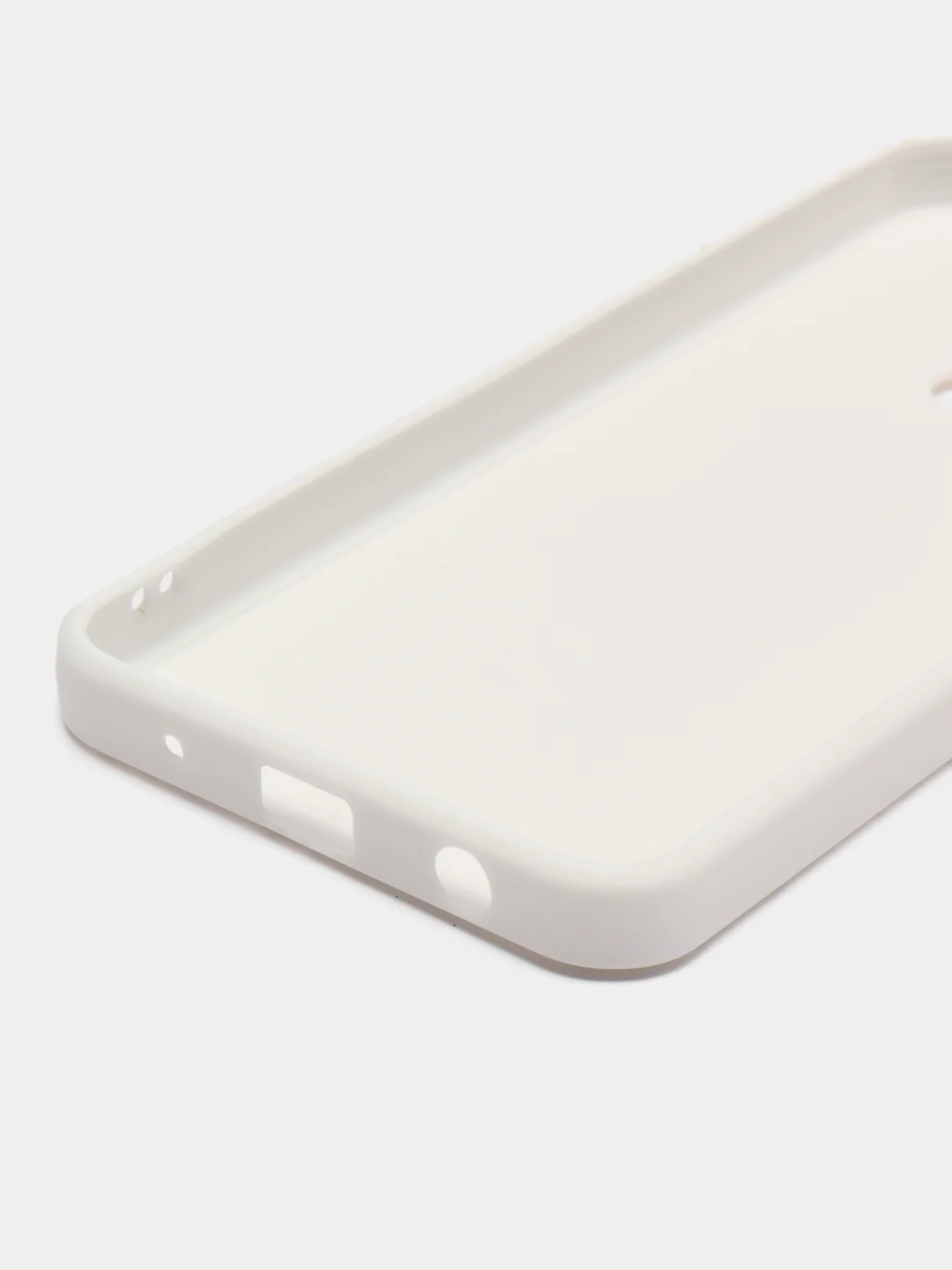 Белый чехол Xiaomi Redmi A2+ / A1+ (Plus) / Poco C51 / C50 (Редми А2+ / С51) прозрачный