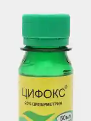Цифокс, препарат от клопов, клещей, 50мл