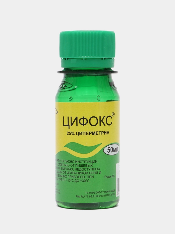 Цифокс, препарат от клопов, клещей, 50мл