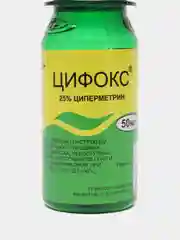 Цифокс, препарат от клопов, клещей, 50мл