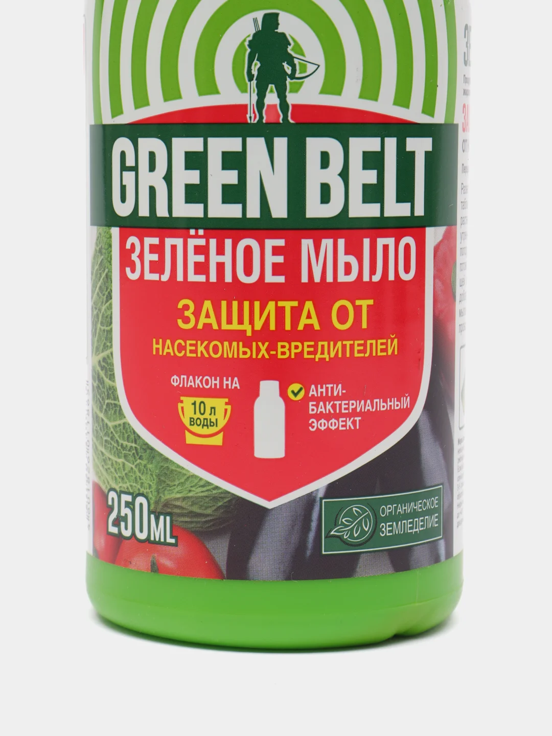 Зеленое мыло, защита от насекомых-вредителей, 250мл