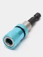 Серебряный держатель бит с регулировкой ограничителя, магнитный
