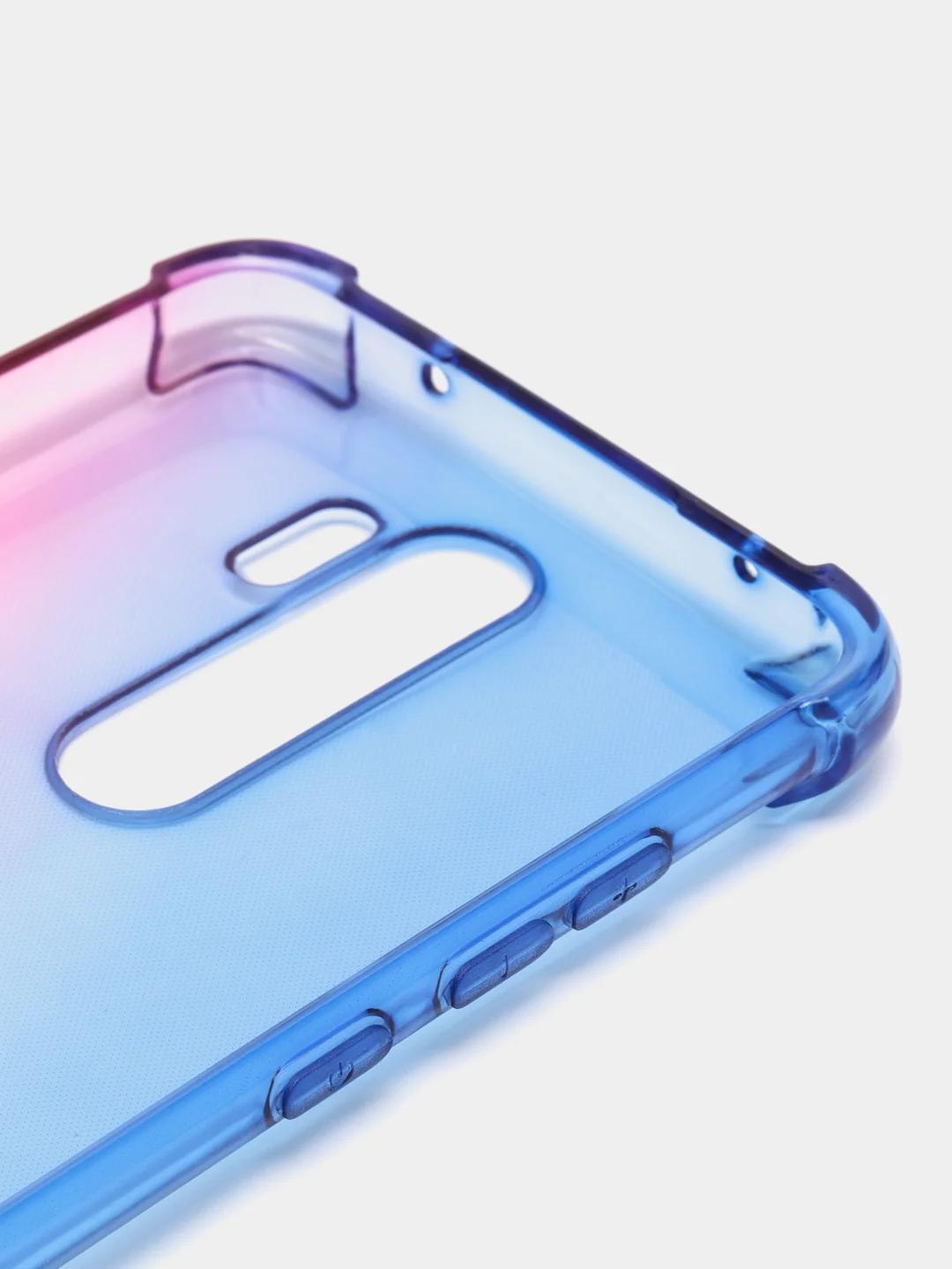 Голубой чехол градиентный Xiaomi Redmi Note 8/8T/9/9T/9A/7/7A/8A/10/11/9C/10C Pro/K40