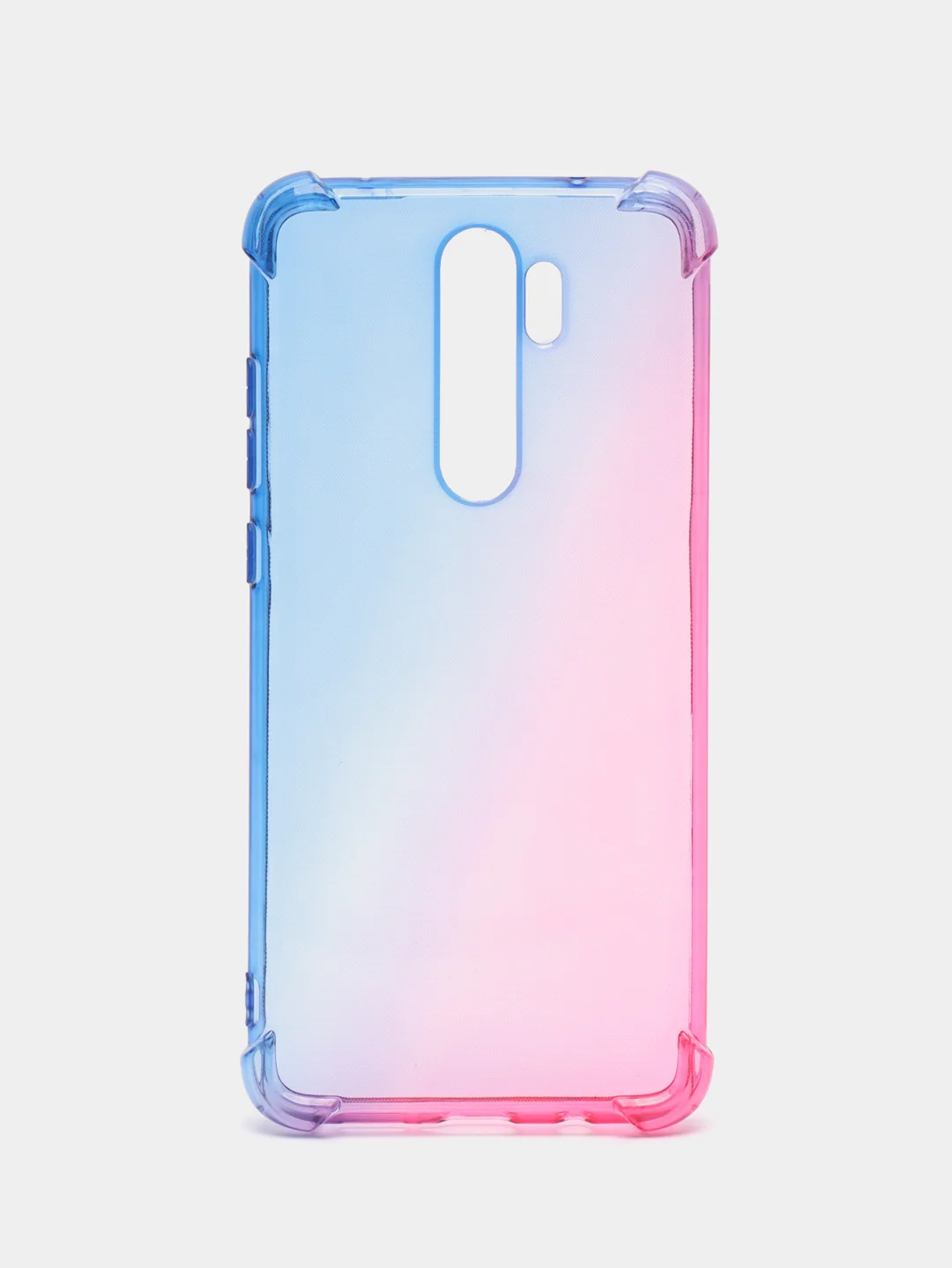 Голубой чехол градиентный Xiaomi Redmi Note 8/8T/9/9T/9A/7/7A/8A/10/11/9C/10C Pro/K40