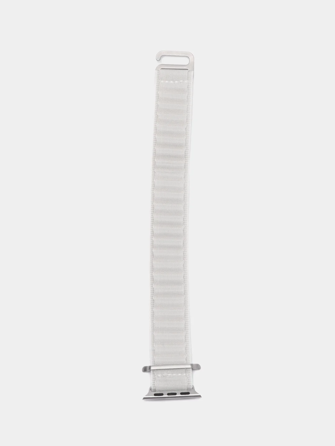 Белый тканевый ремешок для Apple Watch 38 / 40 / 41, 42 / 44 / 45 / 49 мм