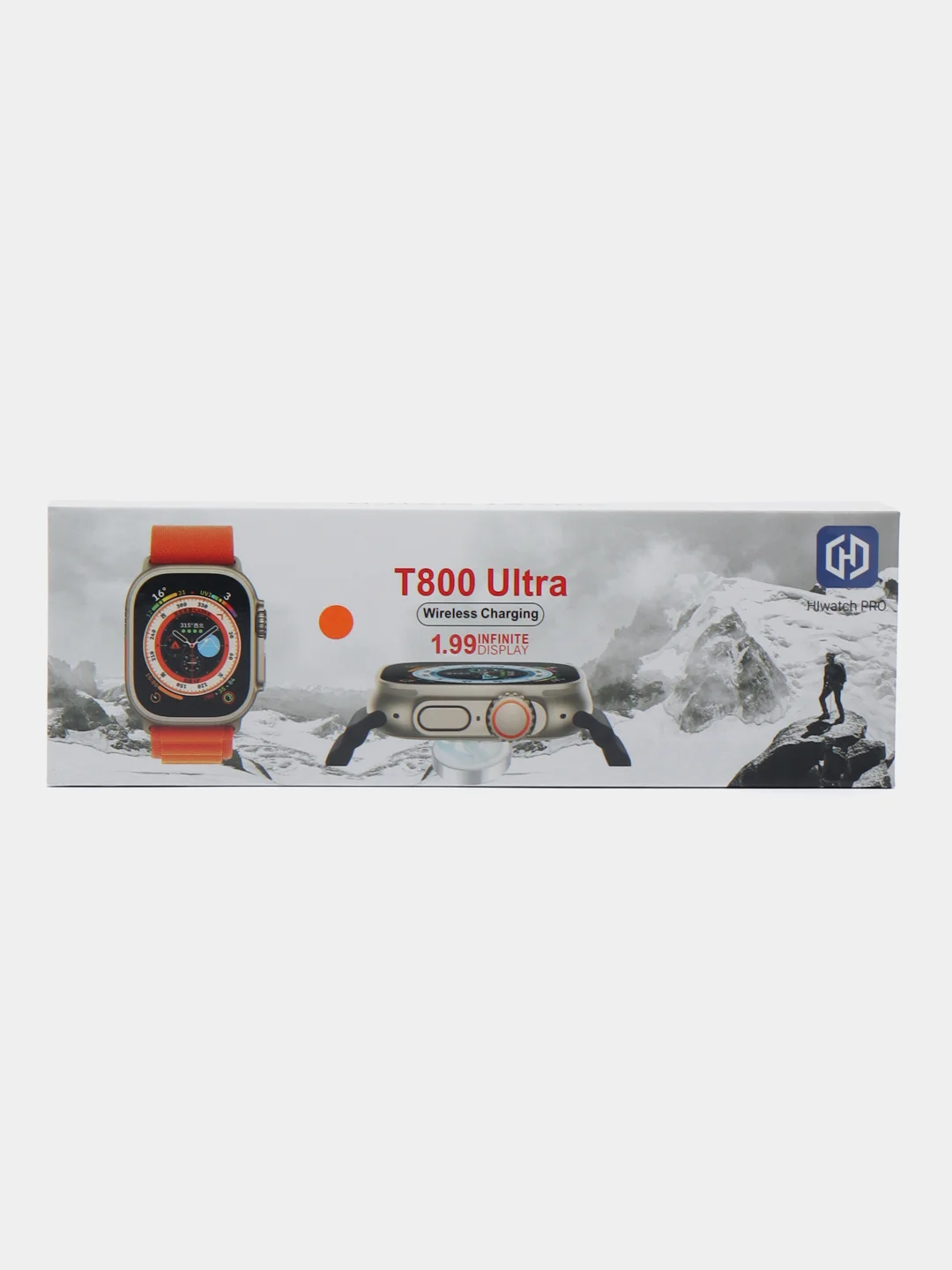 Бежевый умные смарт часы Smart watch T800 ULTRA, 49 mm