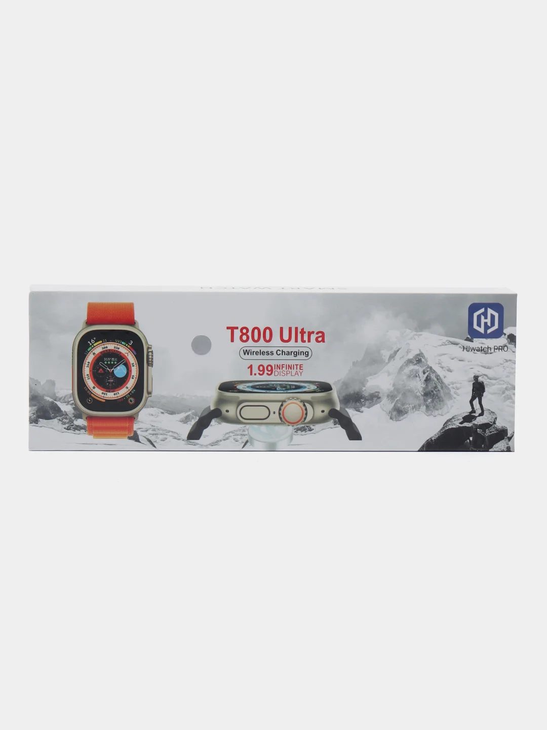 Бежевый умные смарт часы Smart watch T800 ULTRA, 49 mm