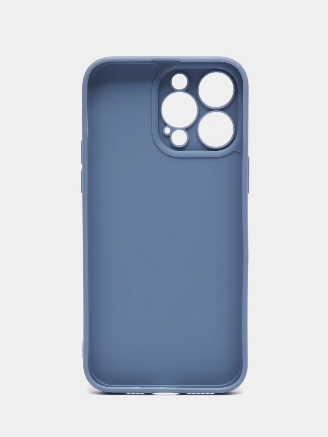 Синий меланж чехол для iPhone 14 / 14 Pro / 14 Plus / 14 Pro Max (айфон 14) силиконовый