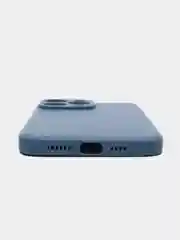 Синий меланж чехол для iPhone 14 / 14 Pro / 14 Plus / 14 Pro Max (айфон 14) силиконовый