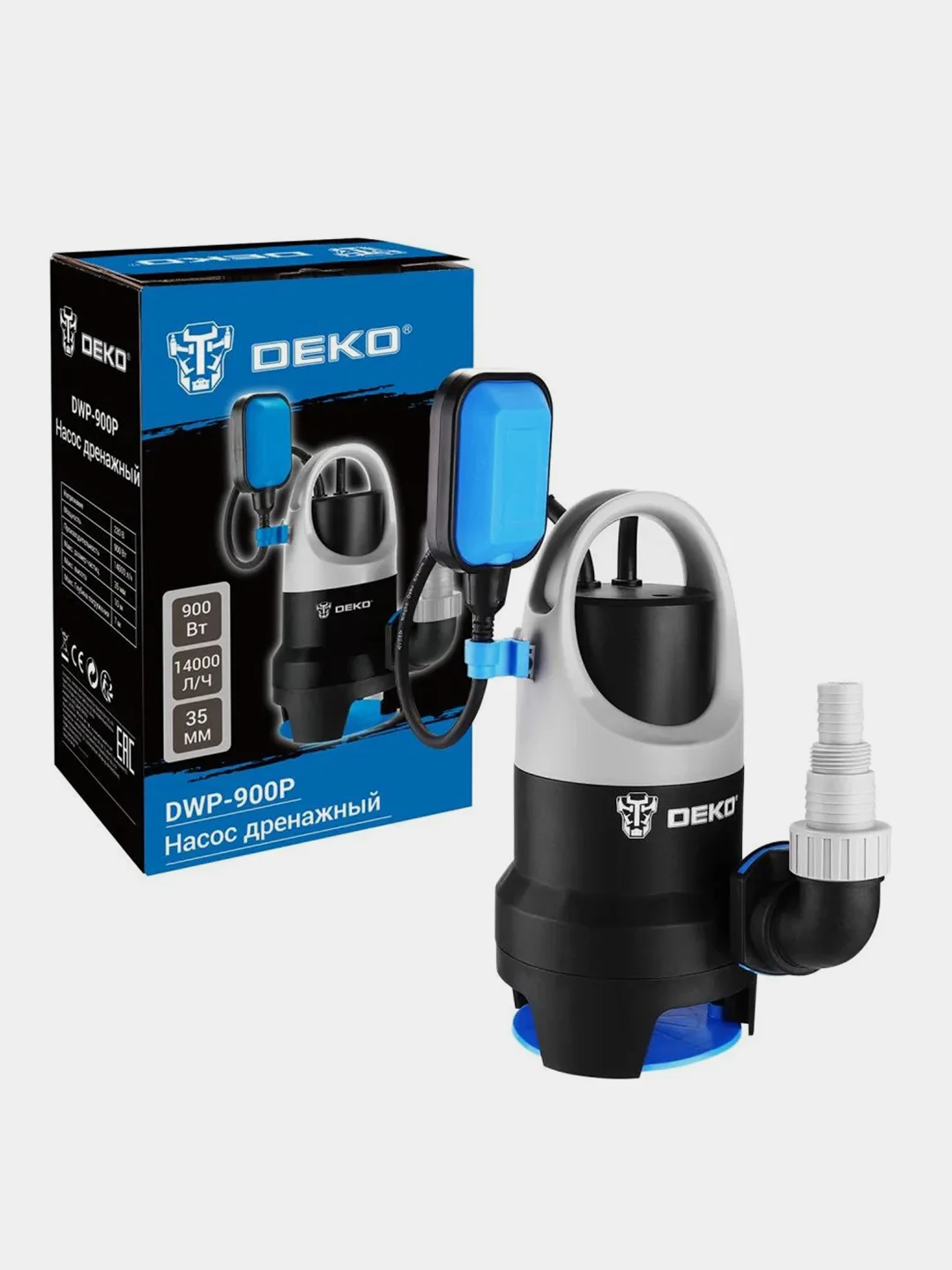 Насос дренажный DEKO DWP-900P (поплавок, 220В)