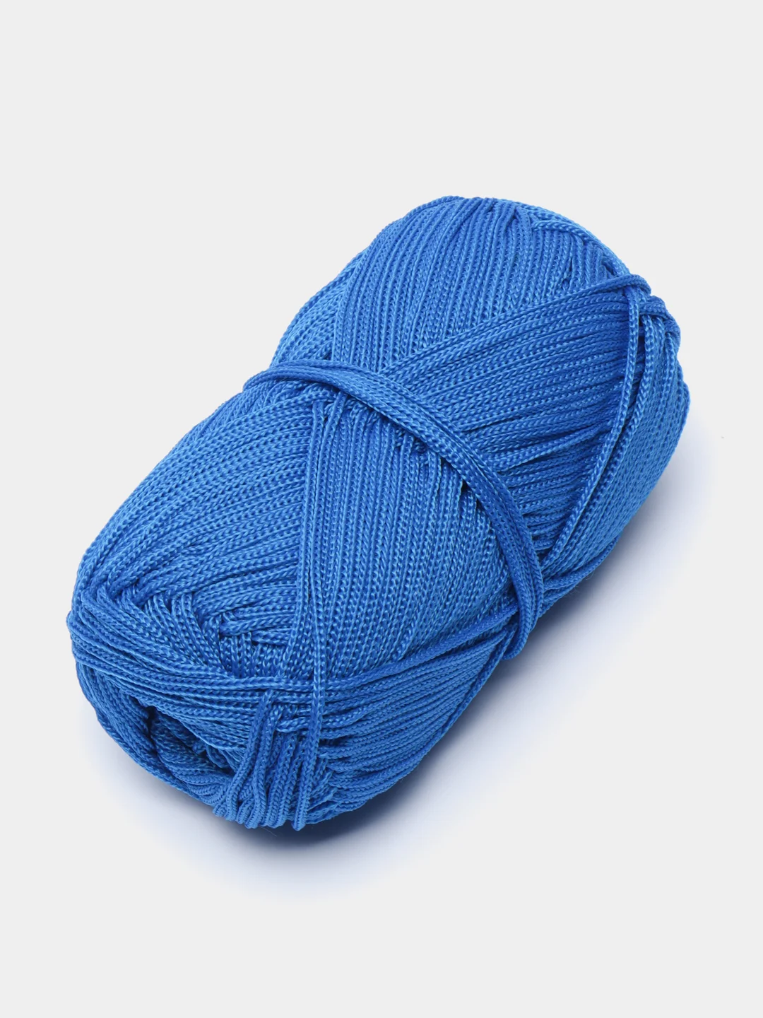 Синий пряжа YarnArt Macrame, шнур полиэфирный для вязания и макраме, полиэстер, 90 г, 130 м, 2мм