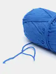 Синий пряжа YarnArt Macrame, шнур полиэфирный для вязания и макраме, полиэстер, 90 г, 130 м, 2мм