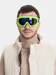 Зеленый очки защитные горнолыжные X400