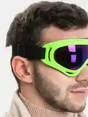 Зеленый очки защитные горнолыжные X400
