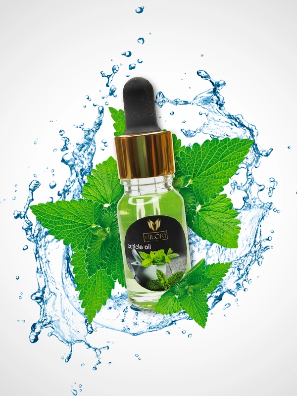 Масло для кутикулы Milory, Мята, пипетка, 15 ml, арт MLOil-002