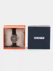 Черный женские наручные часы Skmei 1457 в подарочной упаковке