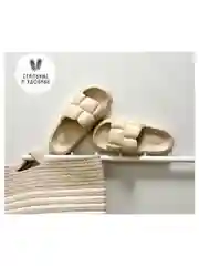 Бежевый шлепанцы женские / Сабо женские / сланцы женские / Домашние тапочки / босоножки /