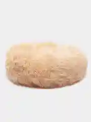Бежевый лежанка для кошек и собак, плюшевая
