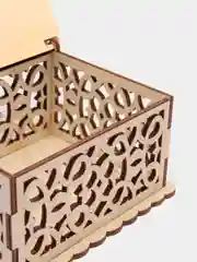 Карамельный шкатулка деревянная
