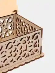 Бежевый шкатулка деревянная
