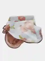 Терракотовый тюль угловая