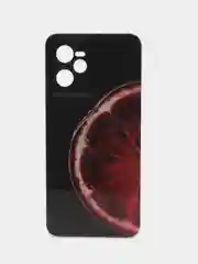 Бордовый чехол с рисунком на Realme C35 (Реалми С35)