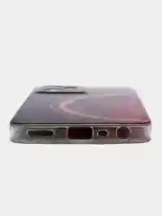 Бордовый чехол с рисунком на Realme C35 (Реалми С35)
