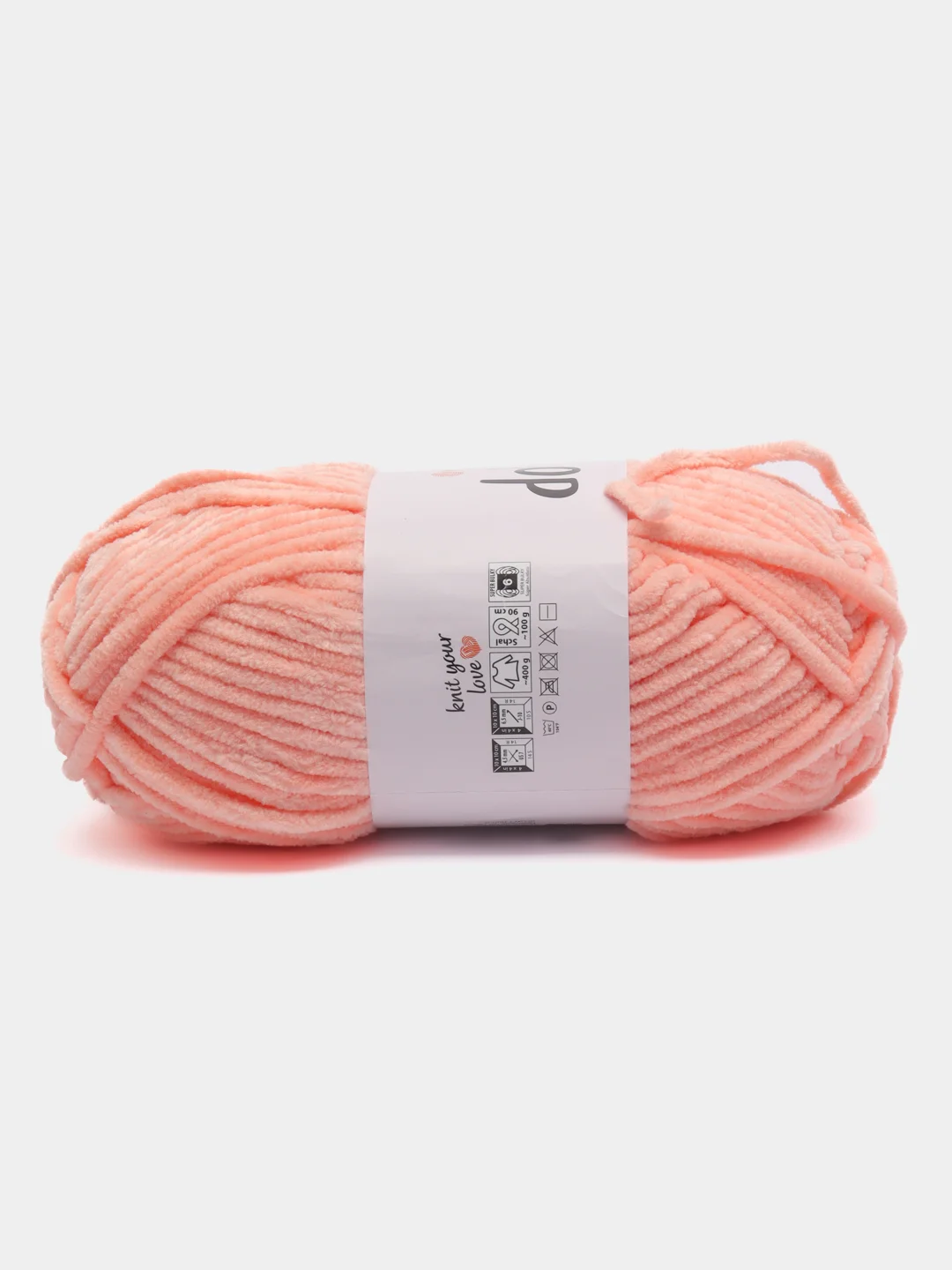 Кораллово-розовый пряжа плюшевая YarnArt Dolce (ЯрнАрт Дольче)