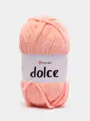 Кораллово-розовый пряжа плюшевая YarnArt Dolce (ЯрнАрт Дольче)