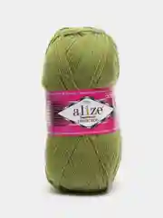 Лесной зеленый пряжа носочная Alize Superwash Comfort Socks, 75% шерсть 25% полиамид, 100 г, 420 м