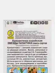 Семена цветы Хризантема "Звезды галактики"