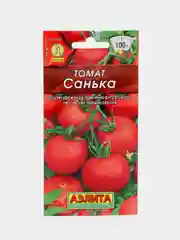 Семена Томат "Санька" ультраскороспелый, для открытого грунта низкорослый без пасынкования