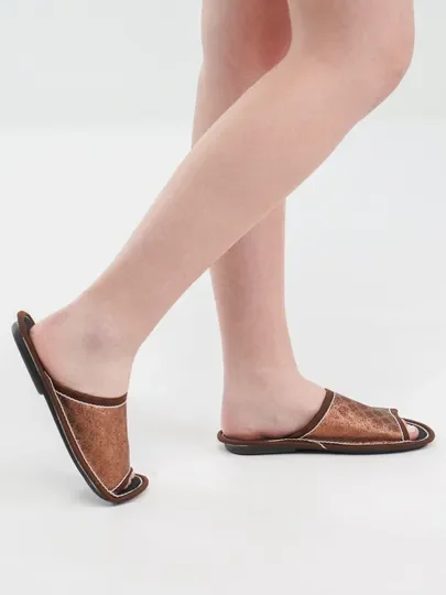 Тапочки домашние, женские, с открытым носом, Soft Slippers, 4 цвета