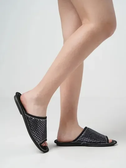 Тапочки домашние, женские, с открытым носом, Soft Slippers, 4 цвета