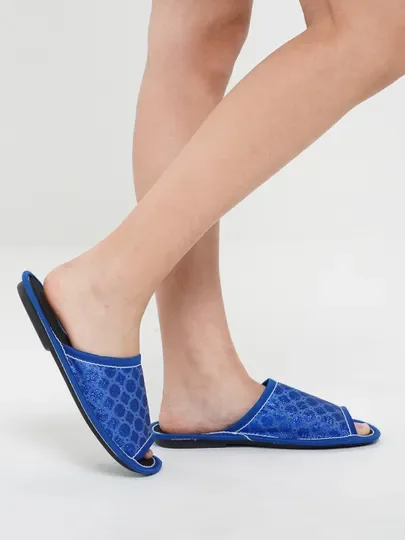 Тапочки домашние, женские, с открытым носом, Soft Slippers, 4 цвета