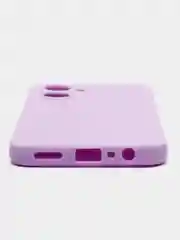 Сиреневый чехол для Realme C33 (Реалми С33) силиконовый, матовый