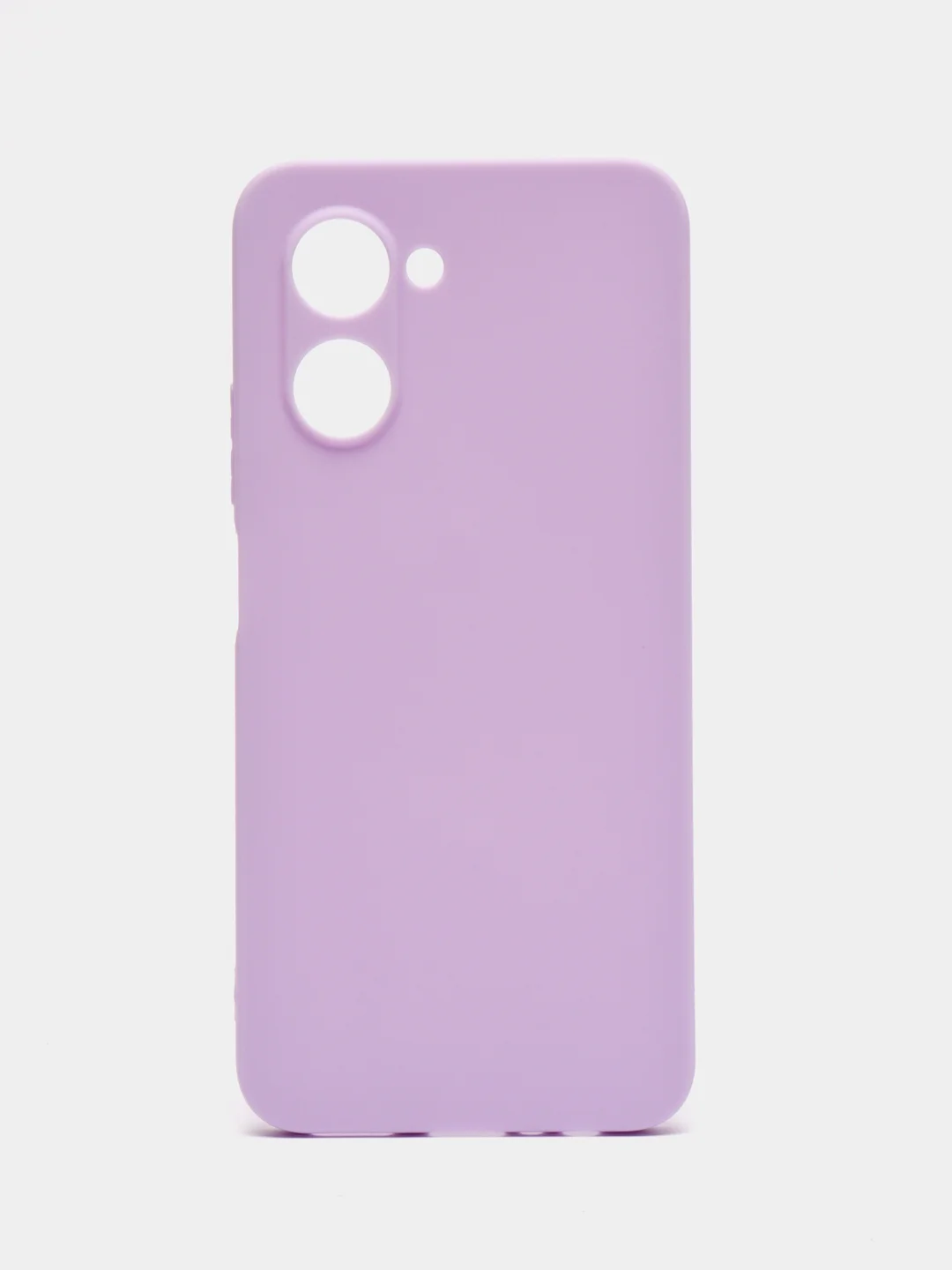 Сиреневый чехол для Realme C33 (Реалми С33) силиконовый, матовый