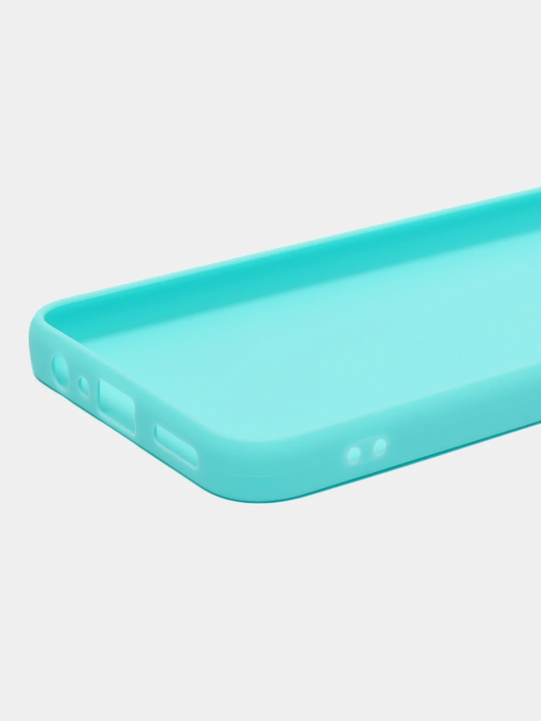 Бирюзовый чехол для Realme C33 (Реалми С33) силиконовый, матовый
