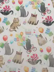 Лайм бумага упаковочная "Котики", крафтовая, 50 х 70 см