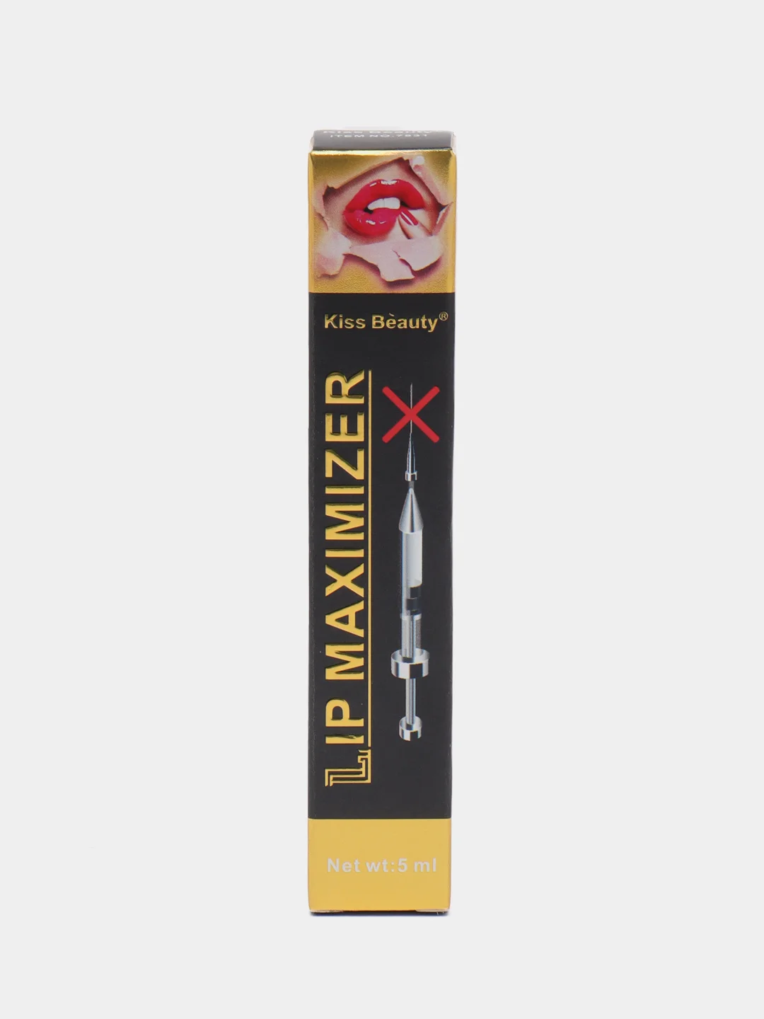 Желтый блеск для увеличения губ Lip Plump Maximizer со вкусом персика