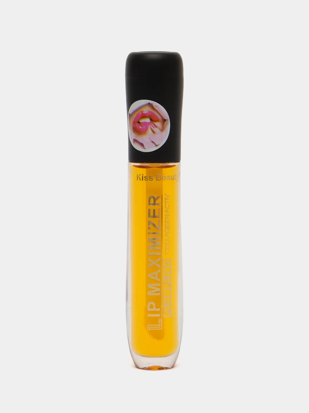 Желтый блеск для увеличения губ Lip Plump Maximizer со вкусом персика