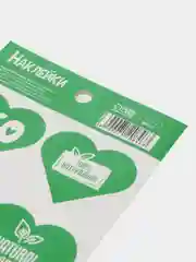 Наклейки для бизнеса Natural product, 9 х 16 см